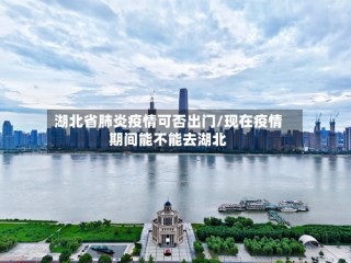 湖北省肺炎疫情可否出门/现在疫情期间能不能去湖北