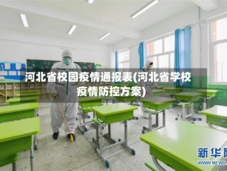 河北省校园疫情通报表(河北省学校疫情防控方案)