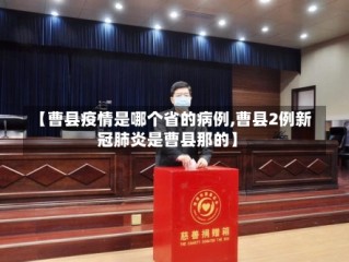 【曹县疫情是哪个省的病例,曹县2例新冠肺炎是曹县那的】