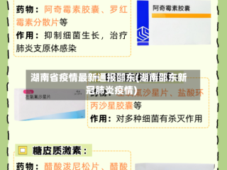 湖南省疫情最新通报邵东(湖南邵东新冠肺炎疫情)