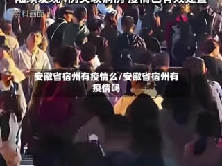 安徽省宿州有疫情么/安徽省宿州有疫情吗