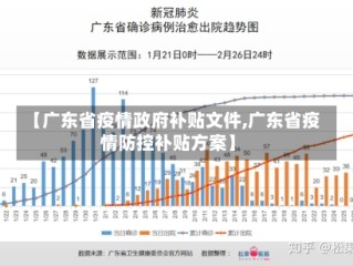 【广东省疫情政府补贴文件,广东省疫情防控补贴方案】