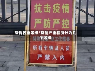 疫情轻重等级/疫情严重程度分为几个等级
