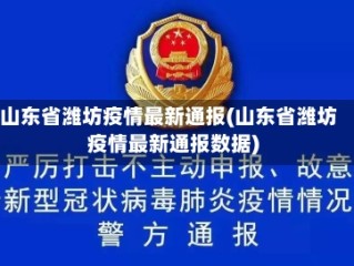 山东省潍坊疫情最新通报(山东省潍坊疫情最新通报数据)