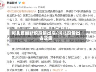 河北省最新谈疫情出院/河北疫情出省政策