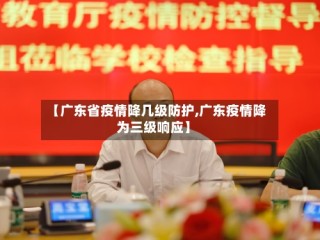 【广东省疫情降几级防护,广东疫情降为三级响应】