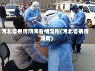 河北省疫情期间看病流程(河北省病情如何)