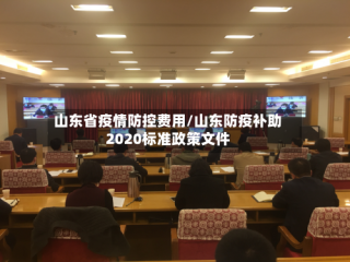 山东省疫情防控费用/山东防疫补助2020标准政策文件