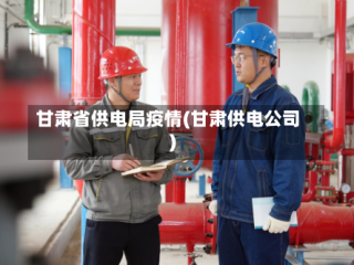 甘肃省供电局疫情(甘肃供电公司)