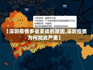 【深圳疫情多省支援的原因,深圳疫情为何如此严重】