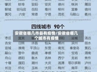 安徽省哪几市县有疫情/安徽省哪几个城市有疫情