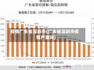 疫情广东省深圳市(广东省深圳市疫情严重吗)