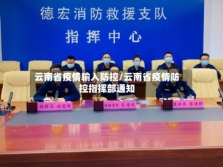 云南省疫情输入防控/云南省疫情防控指挥部通知
