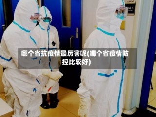 哪个省抗疫情最厉害呢(哪个省疫情防控比较好)