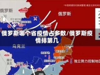 俄罗斯哪个省疫情占多数/俄罗斯疫情排第几