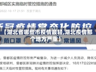 【湖北省哪些市疫情最轻,湖北疫情那个地方严重】