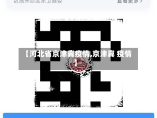 【河北省京津冀疫情,京津冀 疫情】