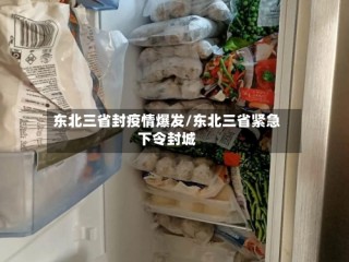 东北三省封疫情爆发/东北三省紧急下令封城