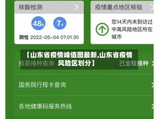 【山东省疫情峰值图最新,山东省疫情风险区划分】