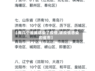 【有几个省被感染了疫情,被疫情感染的省市】