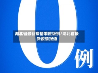 湖北省最新疫情响应级别/湖北省最新疫情报道