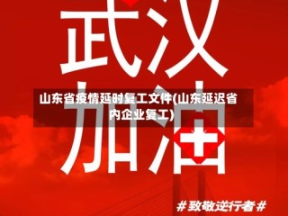 山东省疫情延时复工文件(山东延迟省内企业复工)