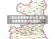 【湖北省疫情等级分区,湖北省疫情等级分区最新】