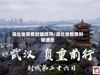 湖北省疫情封城顺序/湖北省疫情封城通告