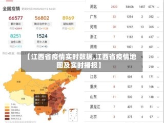 【江西省疫情实时数据,江西省疫情地图及实时播报】