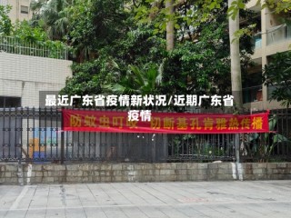 最近广东省疫情新状况/近期广东省疫情