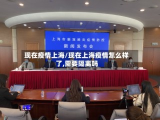 现在疫情上海/现在上海疫情怎么样了,需要隔离吗