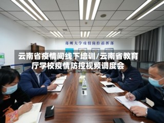 云南省疫情间线下培训/云南省教育厅学校疫情防控视频调度会