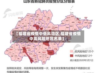 【福建省疫情中低风险区,福建省疫情中高风险地区名单】