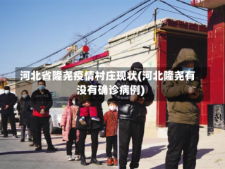 河北省隆尧疫情村庄现状(河北隆尧有没有确诊病例)