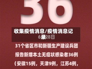 收集疫情消息/疫情消息记录