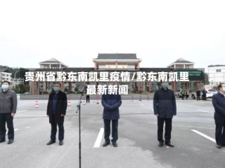 贵州省黔东南凯里疫情/黔东南凯里最新新闻