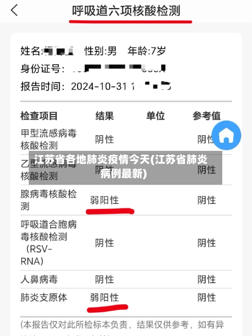 江苏省各地肺炎疫情今天(江苏省肺炎病例最新)-第1张图片