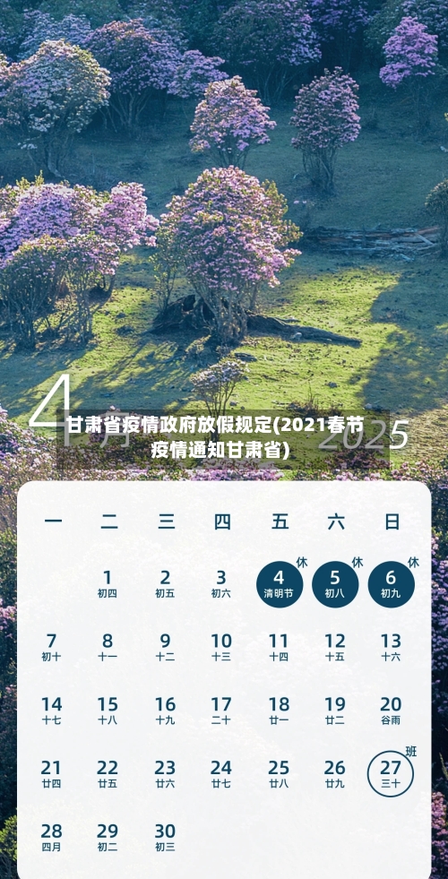 甘肃省疫情政府放假规定(2021春节疫情通知甘肃省)-第1张图片