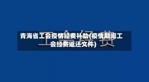 青海省工会疫情经费补助(疫情期间工会经费返还文件)-第3张图片