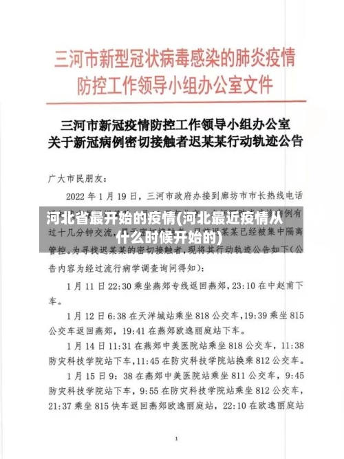 河北省最开始的疫情(河北最近疫情从什么时候开始的)-第2张图片
