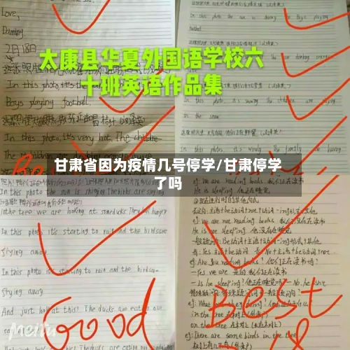 甘肃省因为疫情几号停学/甘肃停学了吗-第1张图片