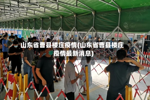 山东省曹县楼庄疫情(山东省曹县楼庄疫情最新消息)-第1张图片
