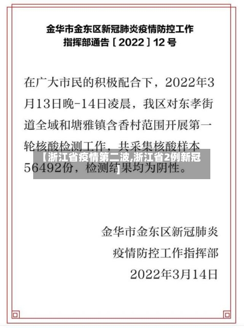 【浙江省疫情第二波,浙江省2例新冠】-第2张图片