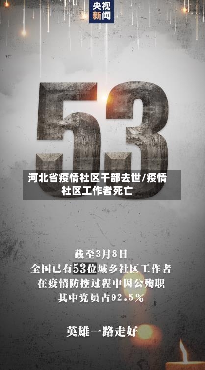 河北省疫情社区干部去世/疫情社区工作者死亡-第1张图片