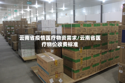 云南省疫情医疗物资需求/云南省医疗物价收费标准-第1张图片