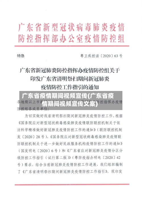 广东省疫情期间视频宣传(广东省疫情期间视频宣传文案)-第2张图片