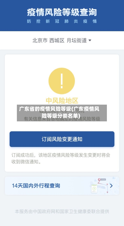 广东省的疫情风险等级(广东疫情风险等级分类名单)-第3张图片