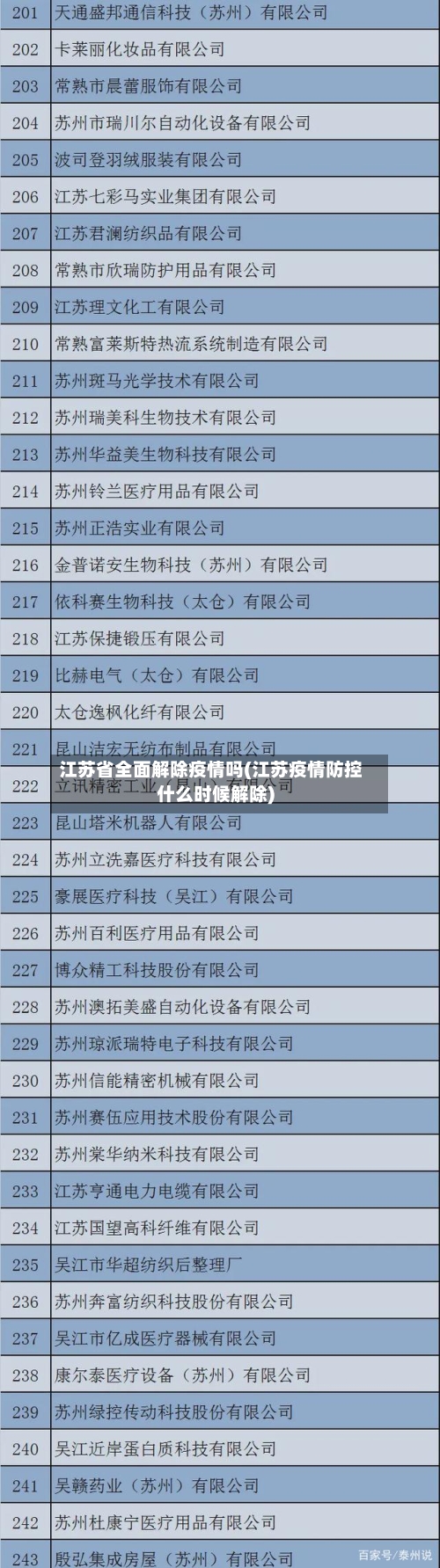 江苏省全面解除疫情吗(江苏疫情防控什么时候解除)-第1张图片