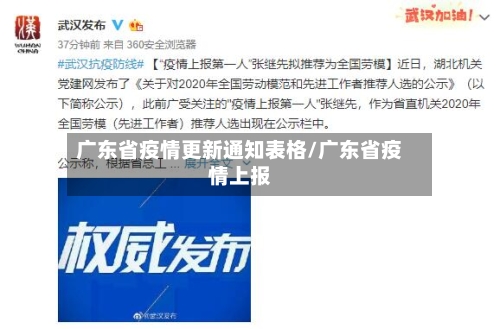 广东省疫情更新通知表格/广东省疫情上报-第2张图片