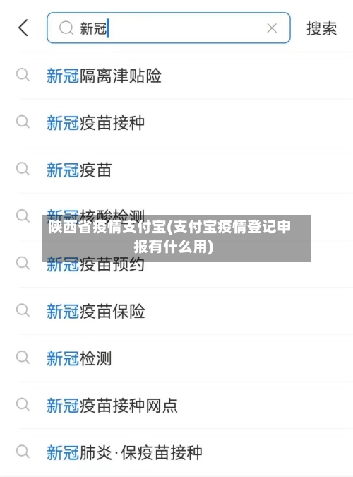 陕西省疫情支付宝(支付宝疫情登记申报有什么用)-第2张图片